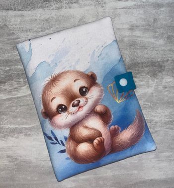 Protège carnet de santé loutre 