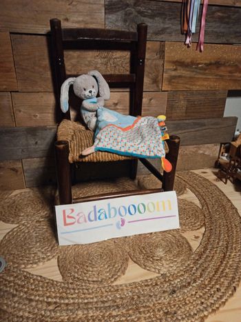 Doudou lapin nuage influx tbe