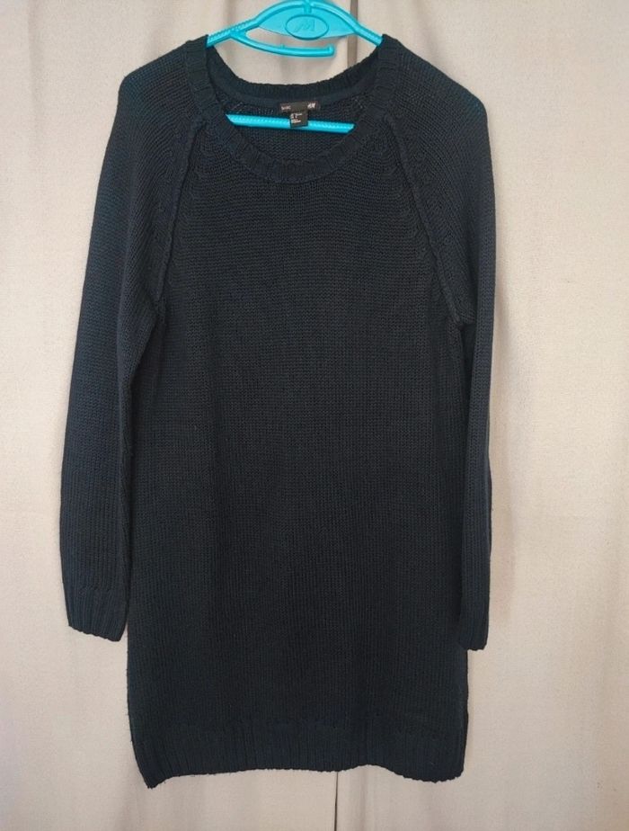 Robe pull bleu marine H&M taille M
