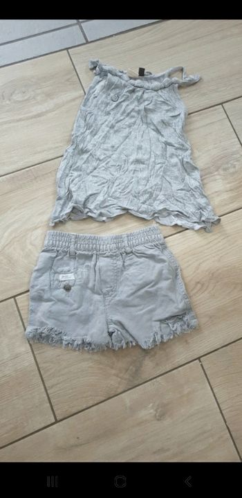 Ensemble d'été fille ikks 18 mois
