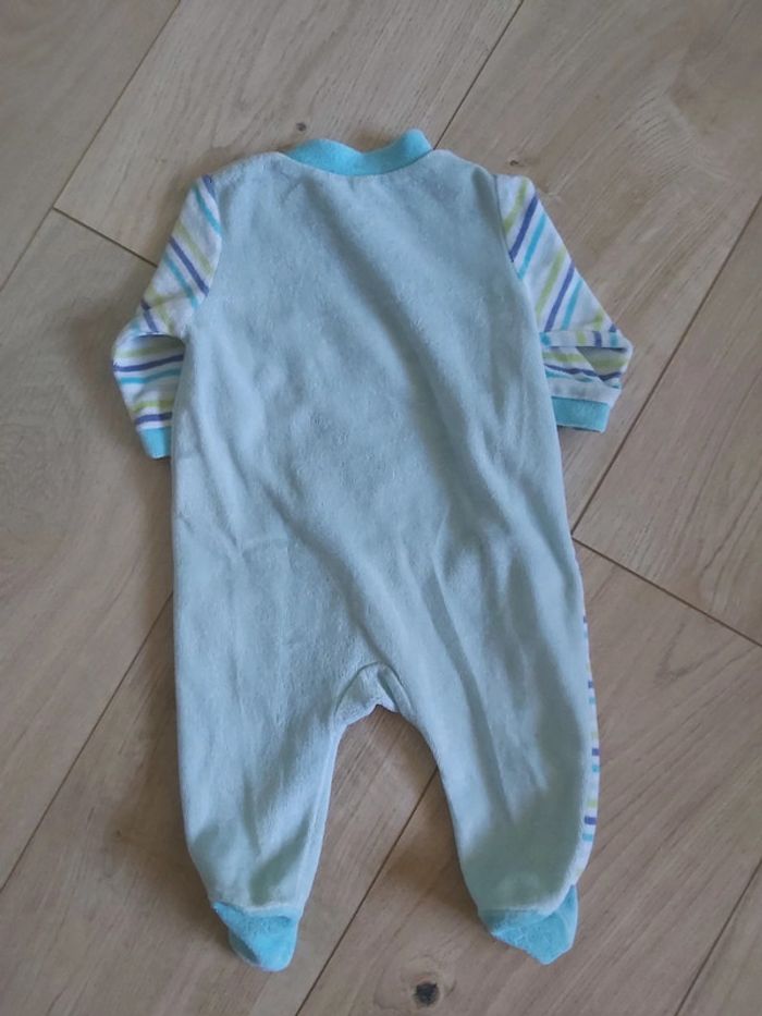Grenouillère/pyjama velours garçon 3 mois (78) - photo numéro 3