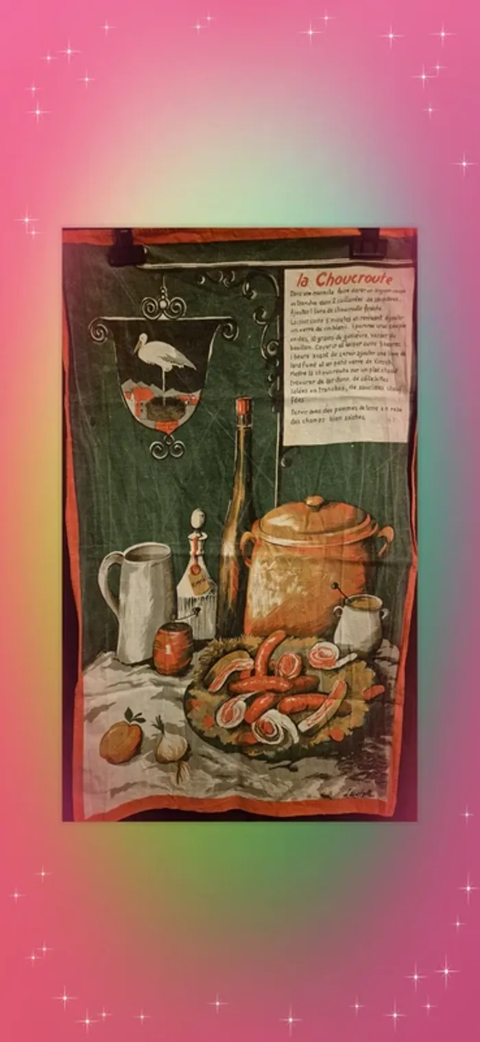 🎂Torchon recette - Choucroute 🎂