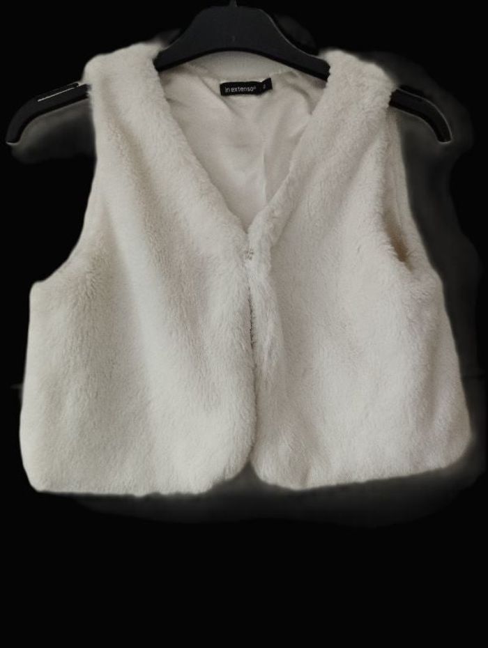 Gilet fille 12 ans sans manches tout doux