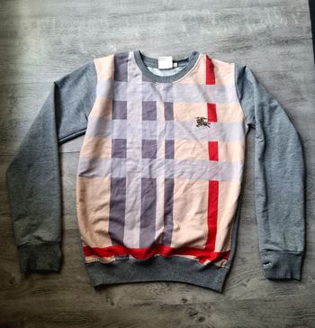 Pull burberry gris taille S