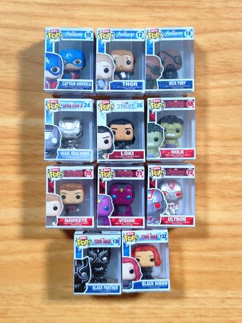 LOT EXCEPTIONNEL : 11 Bitty Pop! Marvel Studios - The Infinity Saga