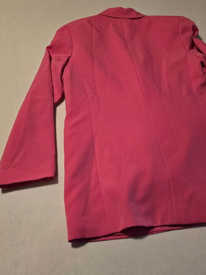 Blazer croisé fushia femme Stradivarius - photo numéro 7