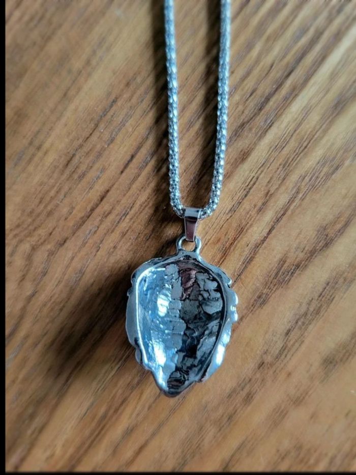 Collier tête de lion argenté – bijou symbole de force et courage – pendentif homme style guerrier - photo numéro 11