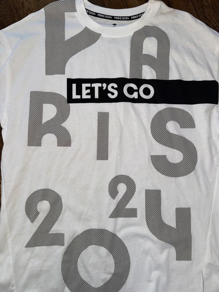 T-shirt JO 2024 14 ans neuf avec étiquette - photo numéro 2