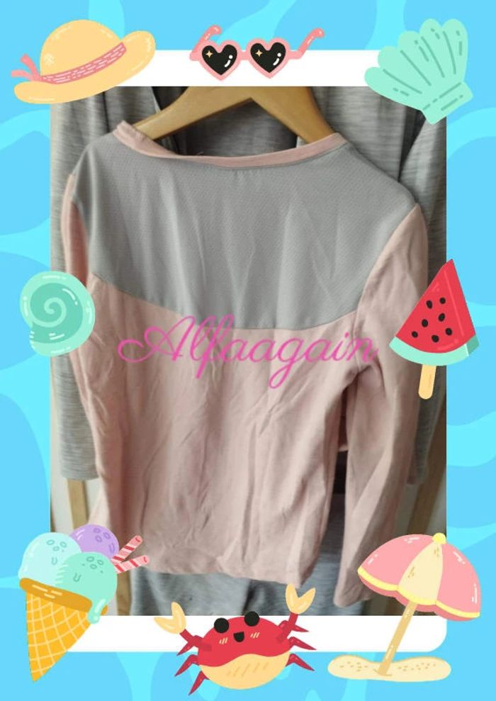 Ensemble sport kalenji rose gris 10ans - photo numéro 6