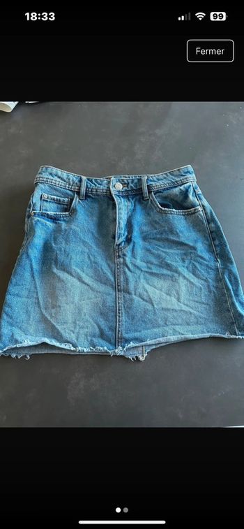 Jupe jean