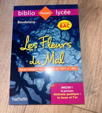 Livre « Les fleurs du mal »