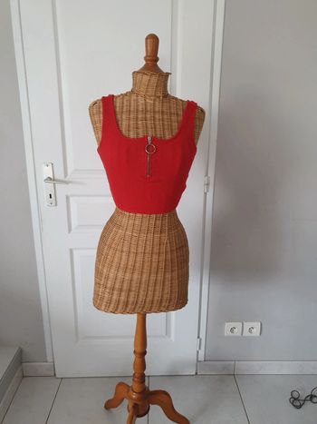 T-shirt top croq femme taille S U13