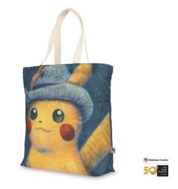 Sac tot bag Pokemon pikachu van gogh