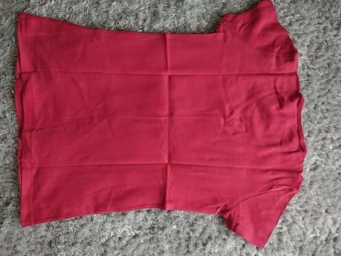 Tee-shirt manches courtes Esprit Taille M Rose Col rond - photo numéro 3