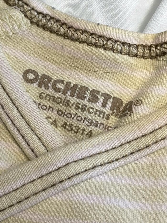 Body bébé garçon 6mois Orchestra “Bébé écolo” - photo numéro 2