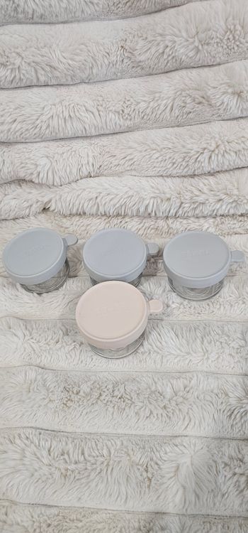 Lot de 4 pots en verre Béaba 150ml