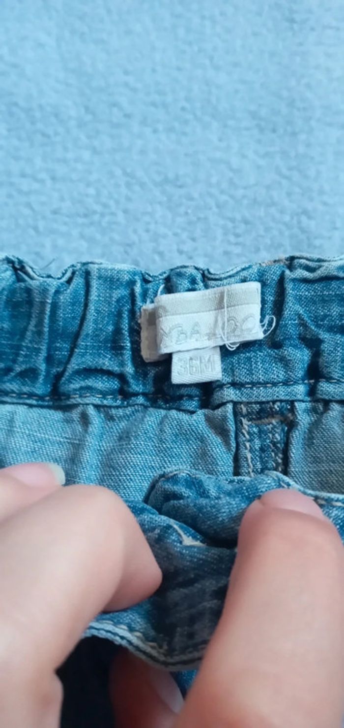 Jupe en jean Kimbaloo taille 36mois - photo numéro 2