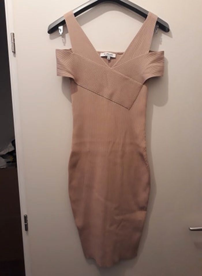 Robe Epaules dénudées Rose Nude Morgan
