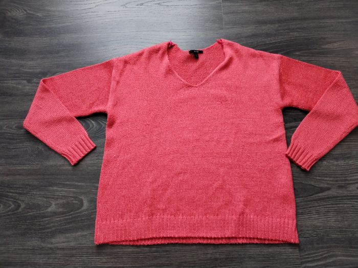 Pull fin orange XS 34 Kiabi