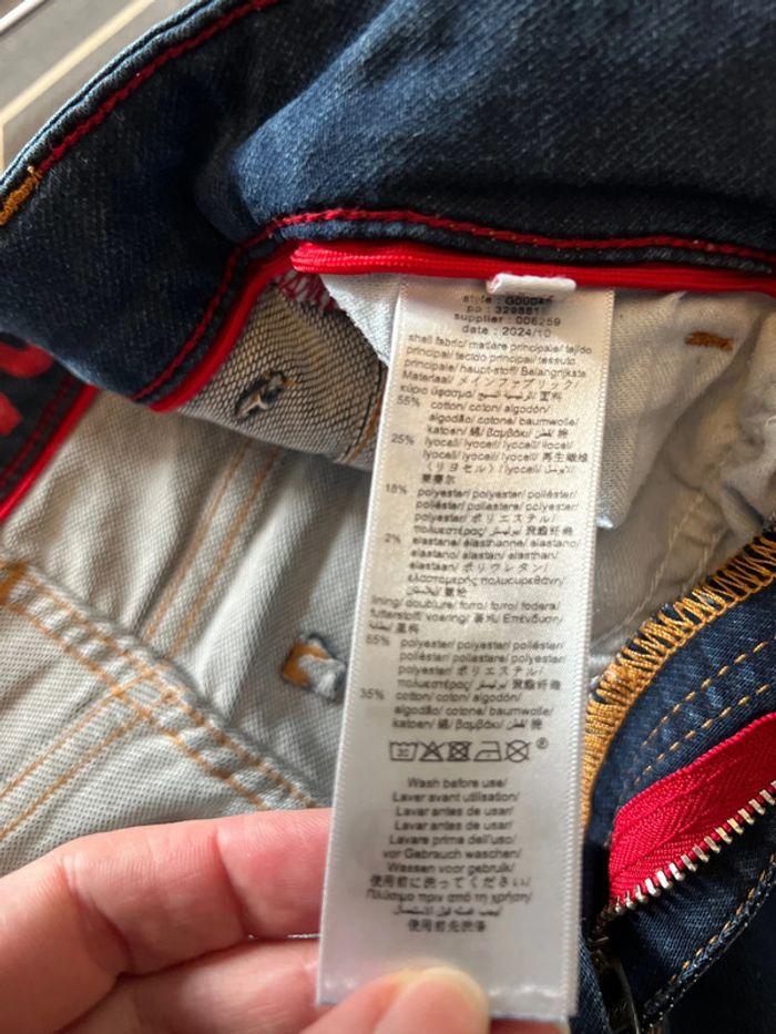 Jean 708 brut rinse wash 12 ans/XS - Hugo Boss - photo numéro 7