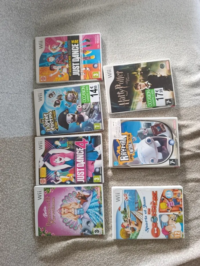 Lot jeux wii