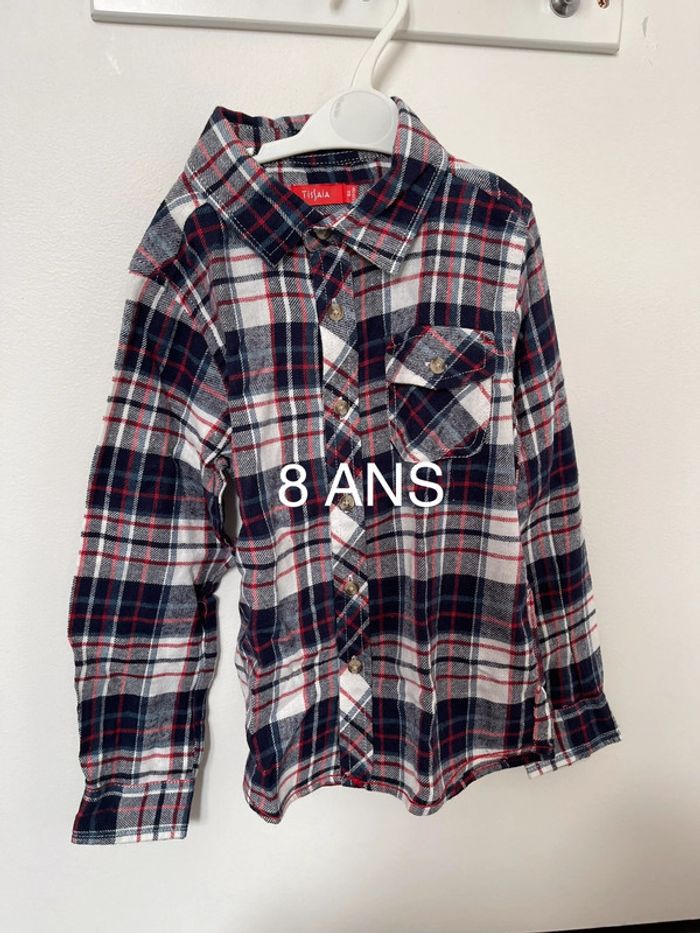 Chemise garçon 8 ans