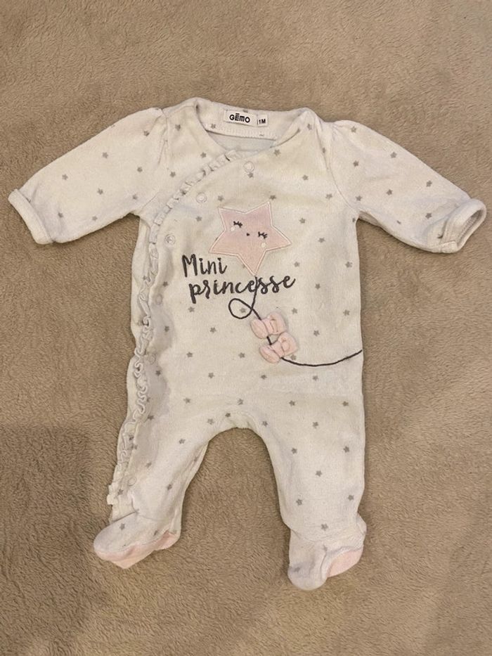 Pyjama bébé fille 1 mois