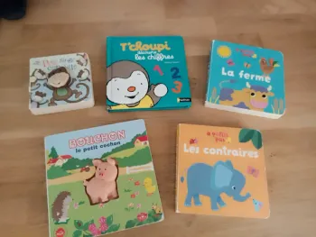 Lot de livres pour bébé.