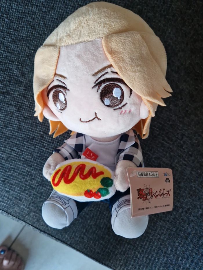 poupée collection Tokyo Revengers HugHug Plush Mikey Manjiro Sano Taito H20cm 7.9 Anime JP. - photo numéro 5