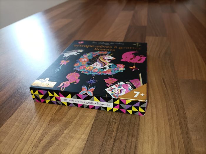 Coffret loisirs Création Attrape Rêve à gratter avec stylet neuf - photo numéro 4