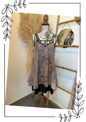 Tunique robe courte d’été originale