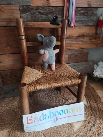 Peluche cochon Ikea rose et gris tbe