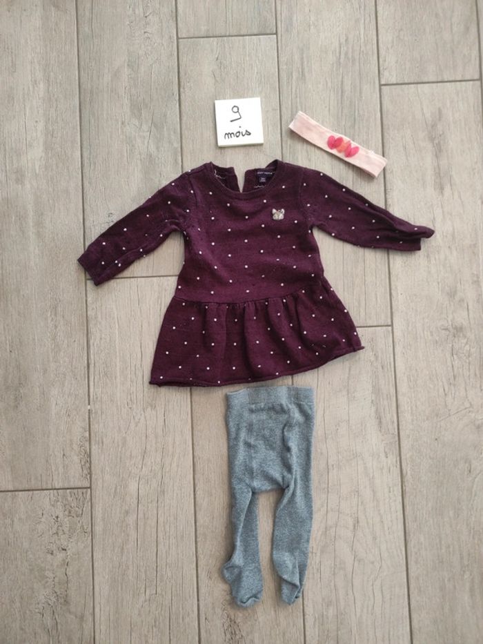 Ensemble avec robe hiver Sergent Major 9 mois