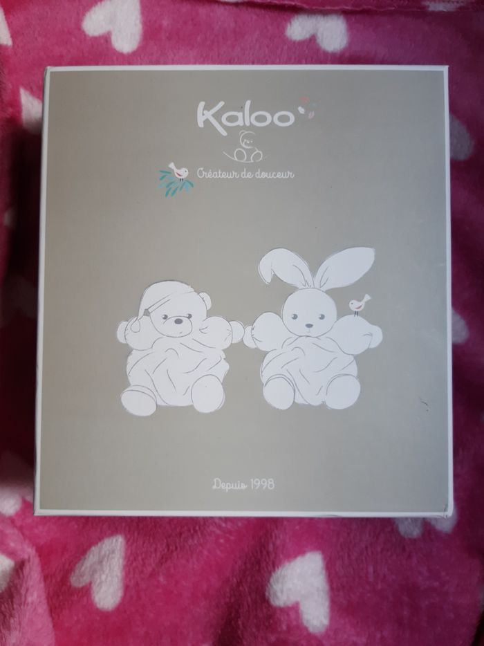 Doudou lapin Plume Kaloo - photo numéro 2