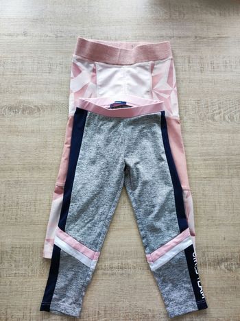 2 leggings de sport 4 ans 1 Tao 1 Okaïdi 