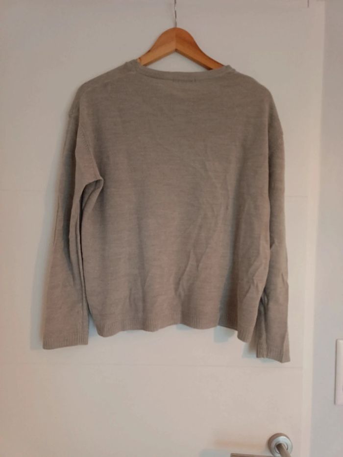 Pull fin gris Kiabi M - photo numéro 3