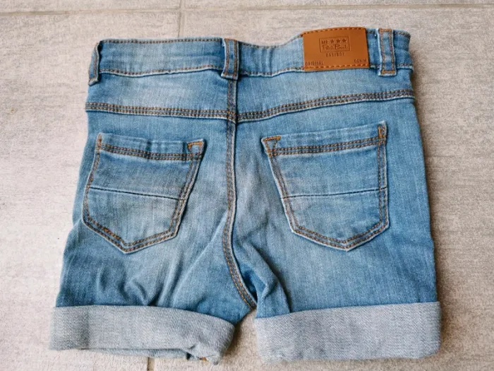 Short en jean bébé garçon 18 mois neuf - photo numéro 2