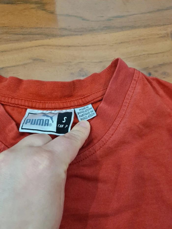 T-shirt rouge puma - photo numéro 4