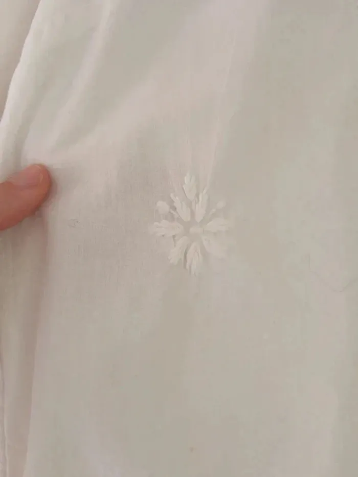 Robe tunique blanche brodée Made in India - photo numéro 5