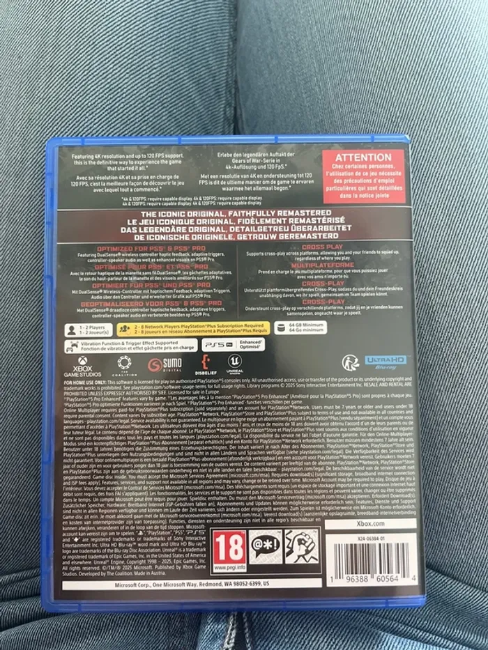 Jeu PS5 Gears of War Reloaded - photo numéro 2
