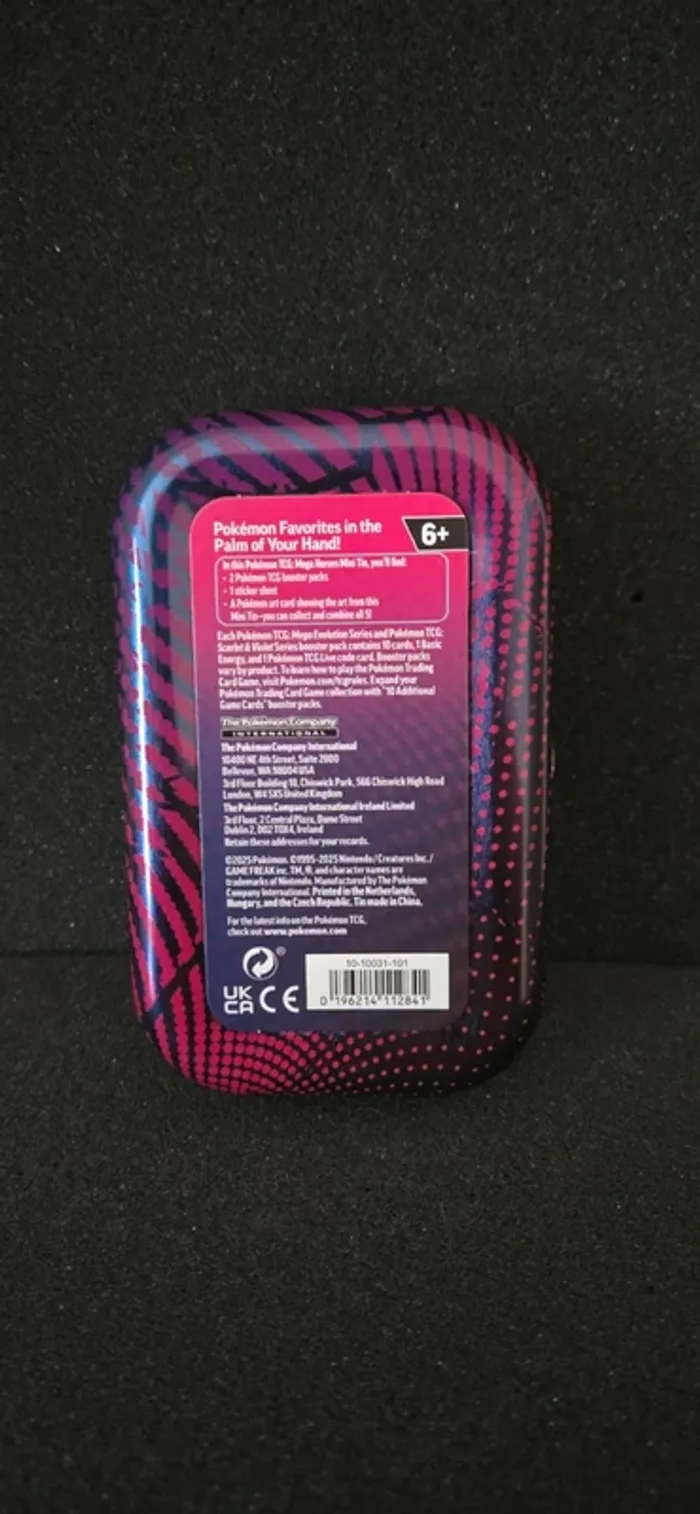 Tin box vide Pokemon, Méga Évolution, Lucario - photo numéro 2