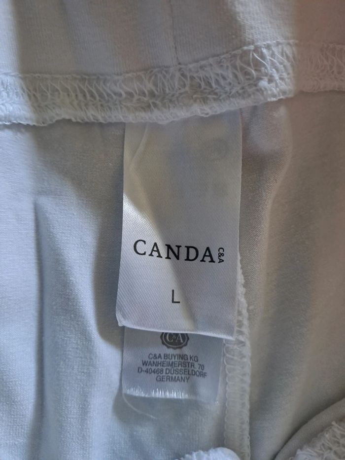 pantalon blanc marque CANDA - photo numéro 4