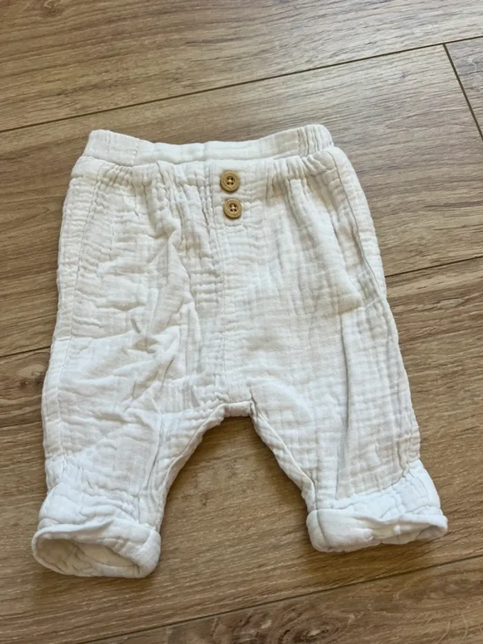 Pantalon gaze de coton