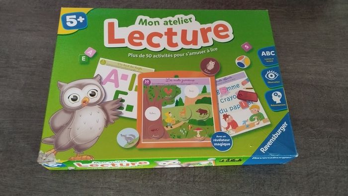 Jeu mon atelier de lecture