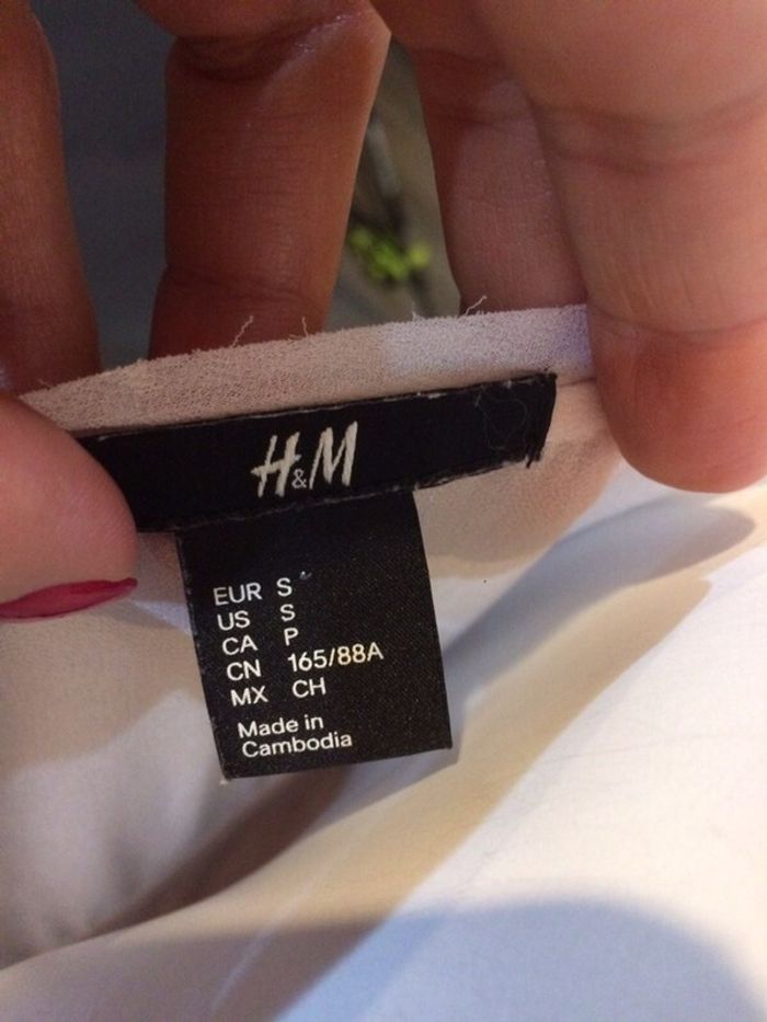 Débardeur motif dentelle rose pâle H&M - photo numéro 4