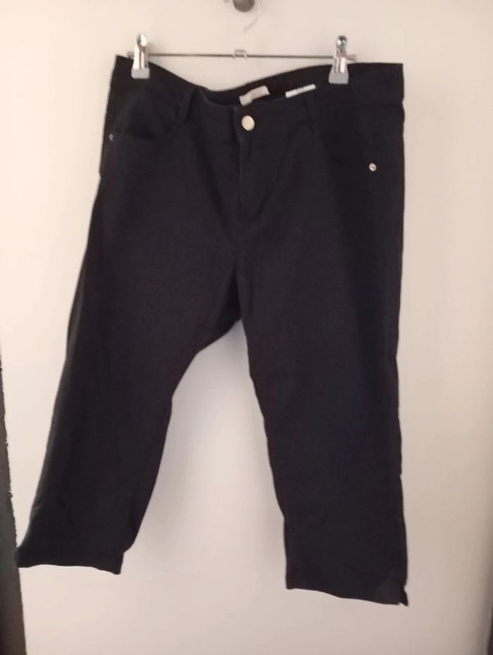 Pantacourt noir camaïeu taille xl