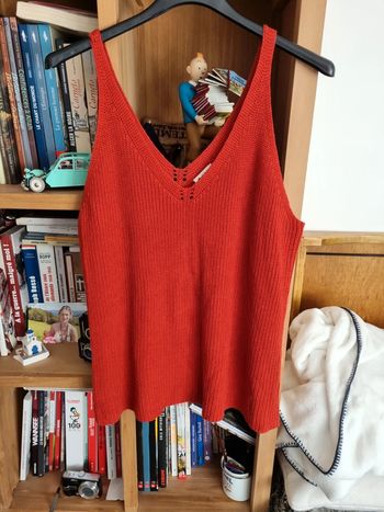 Débardeur en tricot  Phildar taille XL