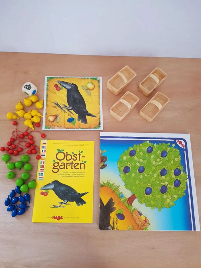 Haba jeu coopératif Le verger avec fruits en bois - photo numéro 7