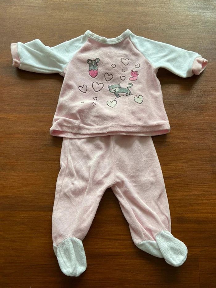 Pyjama velours 3 mois influx