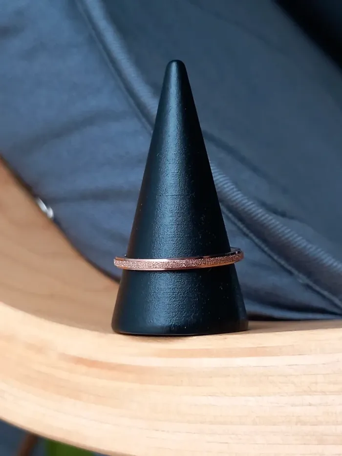 Bague en acier inoxydable taille 16 (50) - photo numéro 3